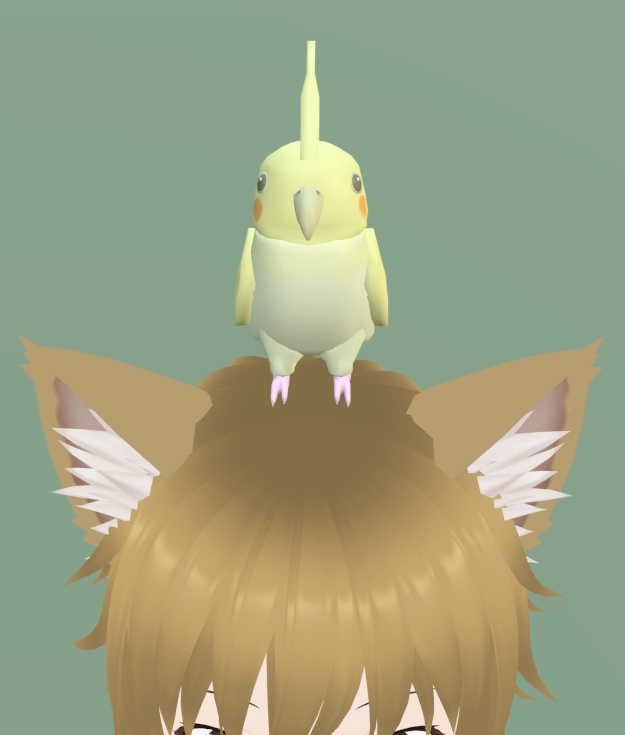 【VRChat】オカメインコ【3Dモデル】Vo._24_
