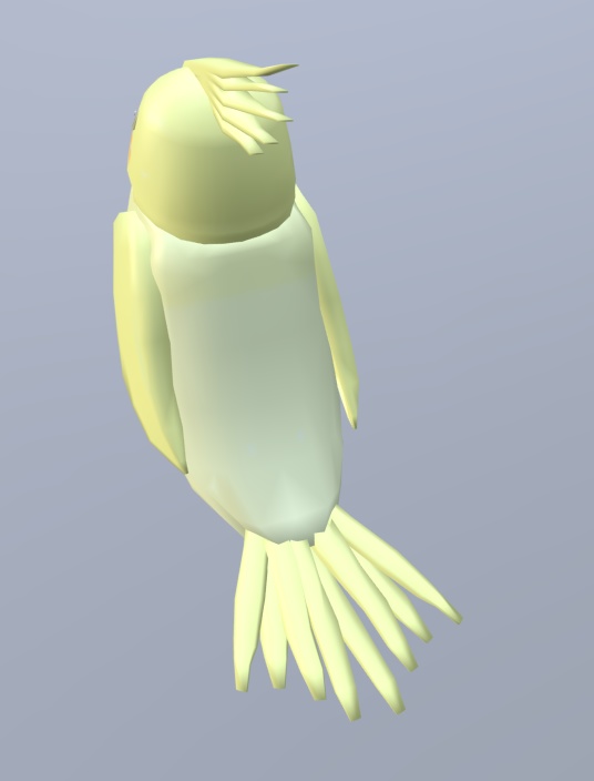 【VRChat】オカメインコ【3Dモデル】Vo._24_