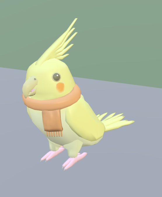 【VRChat】ペット用マフラー【3Dモデル】