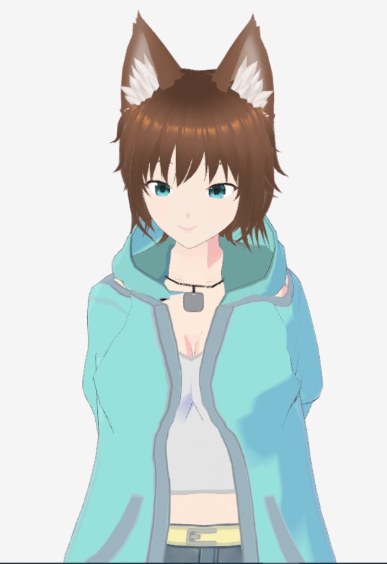 【VRoid】ルナ【3Dモデル】