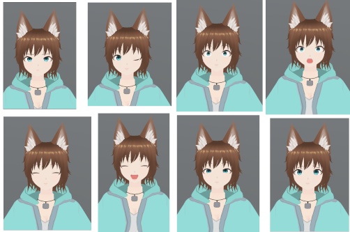 【VRoid】ルナ【3Dモデル】