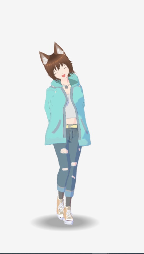 【VRoid】ルナ【3Dモデル】