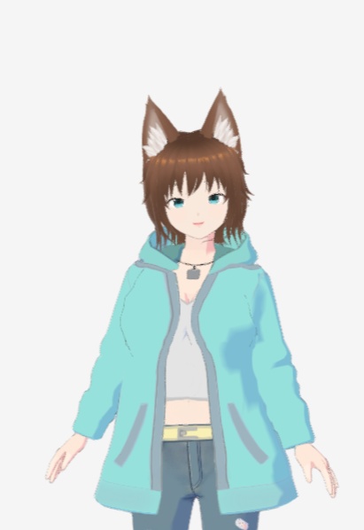 【VRoid】ルナ【3Dモデル】