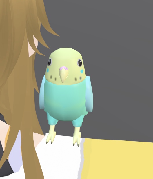 【VRChat】セキセイインコ【3Dモデル】