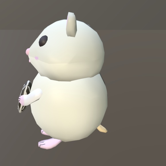 【VRChat】ジャンガリアン ハムスター【3Dモデル】