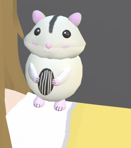 【VRChat】ジャンガリアン ハムスター【3Dモデル】