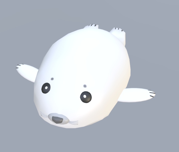 【VRChat】アザラシ【3Dモデル】