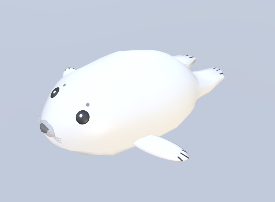 【VRChat】アザラシ【3Dモデル】