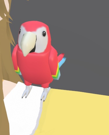 【VRChat】ベニコンゴウインコ【3Dモデル】