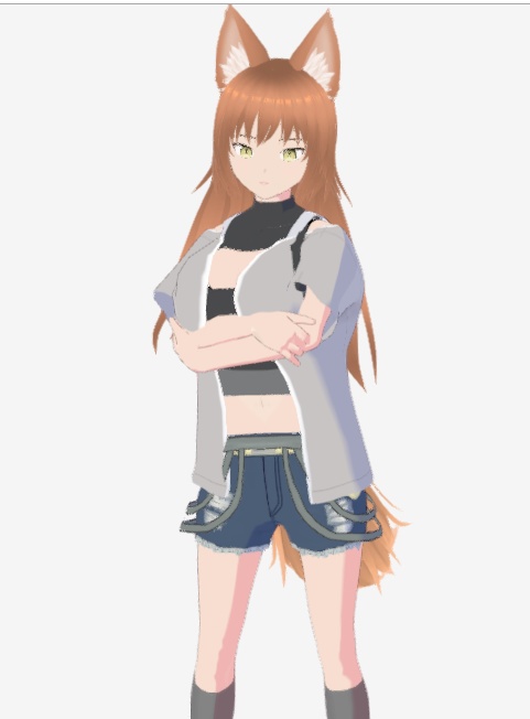 【VRoid】ツバキ【3Dモデル】