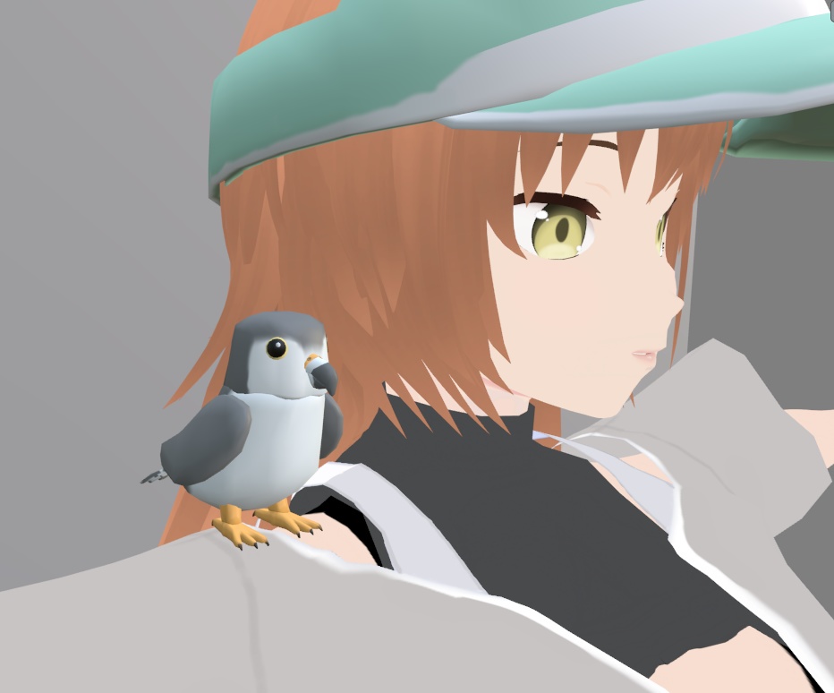 【VRChat】ピグミーファルコン【3Dモデル】