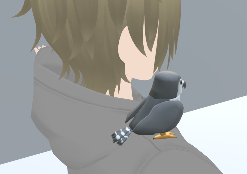 【VRChat】ピグミーファルコン【3Dモデル】