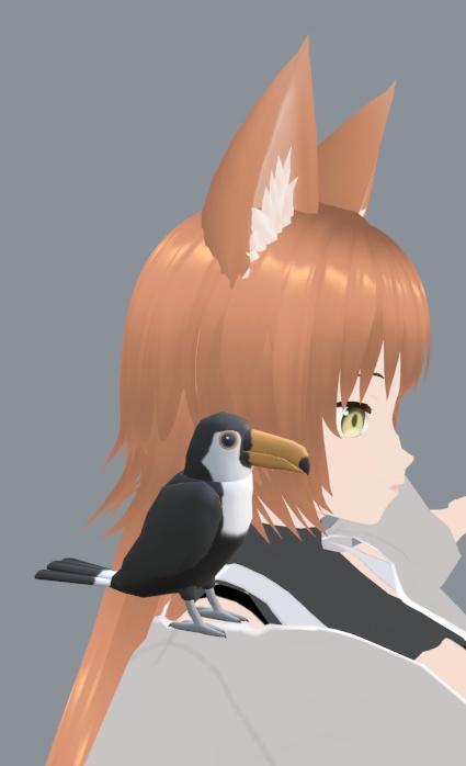 【VRChat】オオハシ【3Dモデル】