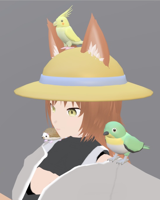 【VRChat】メジロ【3Dモデル】