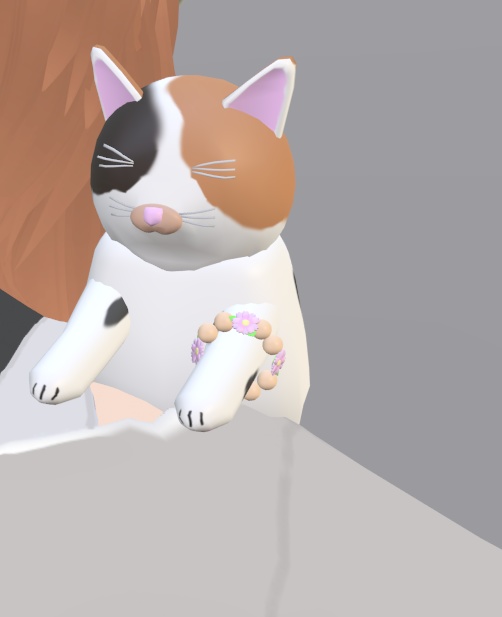 【VRChat】桜のアクセサリー3点セット【3Dモデル】