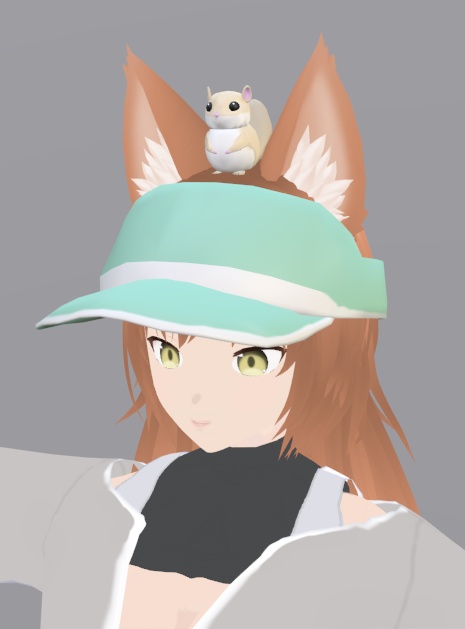 【VRChat】エゾモモンガ【3Dモデル】