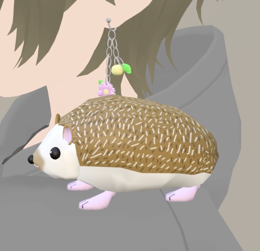 【VRChat】ハリネズミ【3Dモデル】