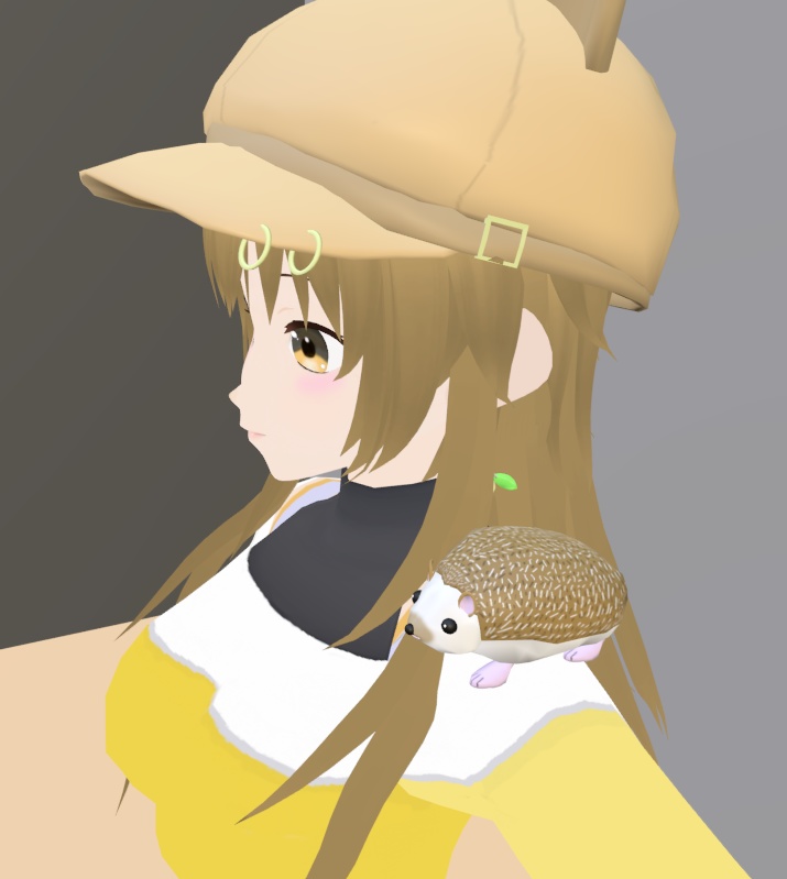 【VRChat】ハリネズミ【3Dモデル】