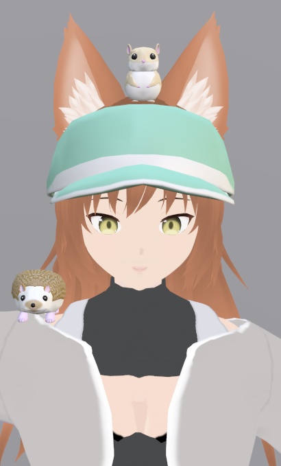 【VRChat】ハリネズミ【3Dモデル】