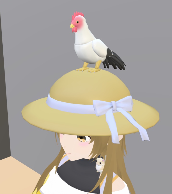 【VRChat】ニワトリ【3Dモデル】