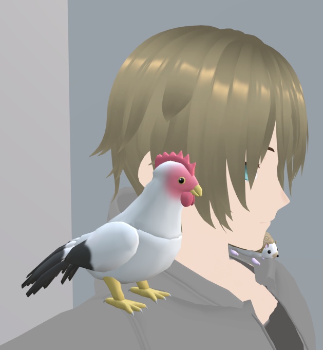 【VRChat】ニワトリ【3Dモデル】