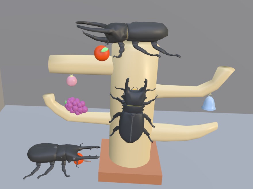 【VRChat】止まり木【3Dモデル】