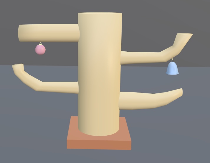 【VRChat】止まり木【3Dモデル】