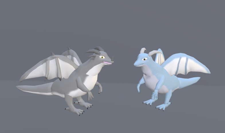 【VRChat】ドラゴン【3Dモデル】