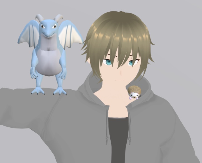 【VRChat】ドラゴン【3Dモデル】