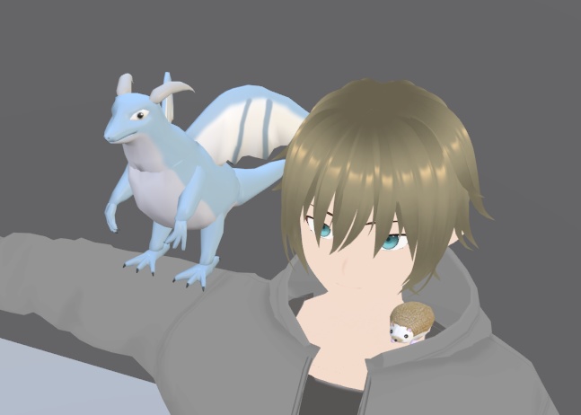 【VRChat】ドラゴン【3Dモデル】
