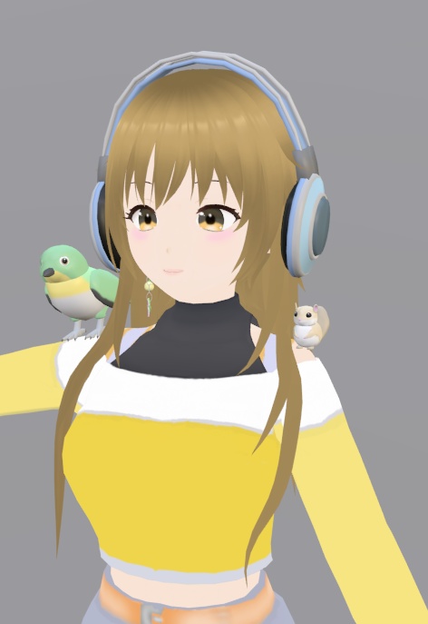 【VRChat】ヘッドフォン【3Dモデル】