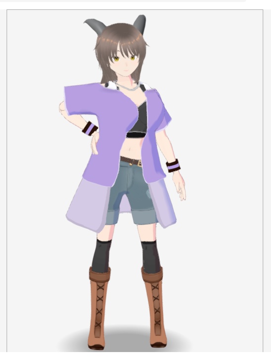 【VRoid】エリナ【3Dモデル】