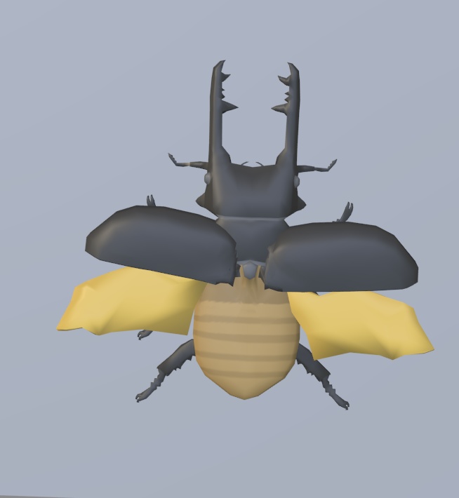 【VRChat】ギラファノコギリクワガタ【3Dモデル】