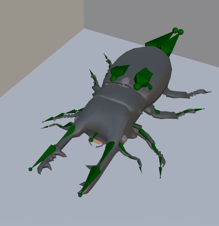 【VRChat】ギラファノコギリクワガタ【3Dモデル】