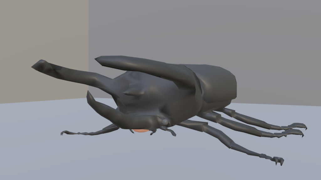 【VRChat】コーカサスオオカブト【3Dモデル】