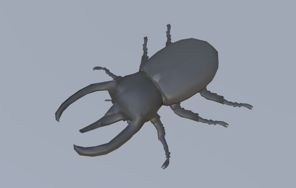 【VRChat】コーカサスオオカブト【3Dモデル】