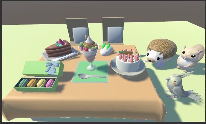 【VRChat】パフェ【3Dモデル】