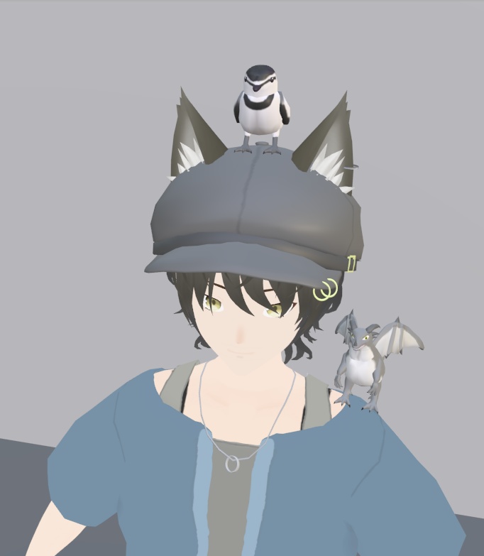 【VRChat】ハクセキレイ【3Dモデル】