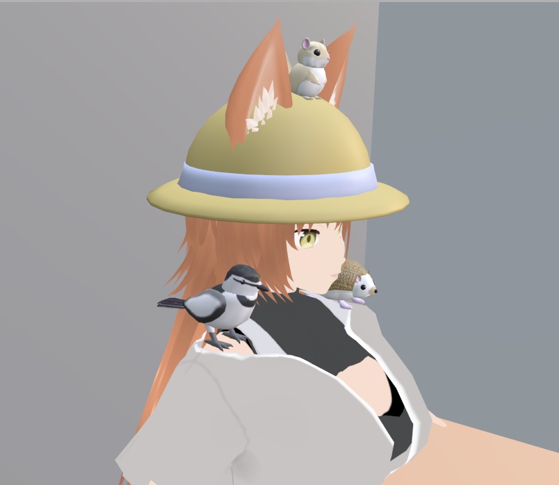 【VRChat】ハクセキレイ【3Dモデル】