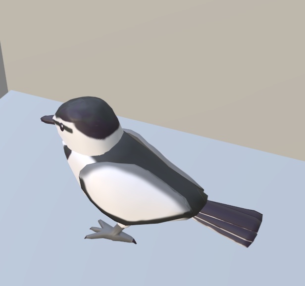 【VRChat】ハクセキレイ【3Dモデル】