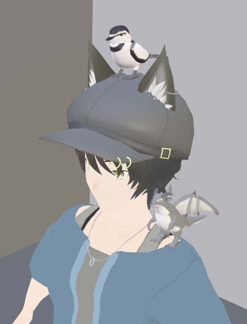 【VRChat】ハクセキレイ【3Dモデル】