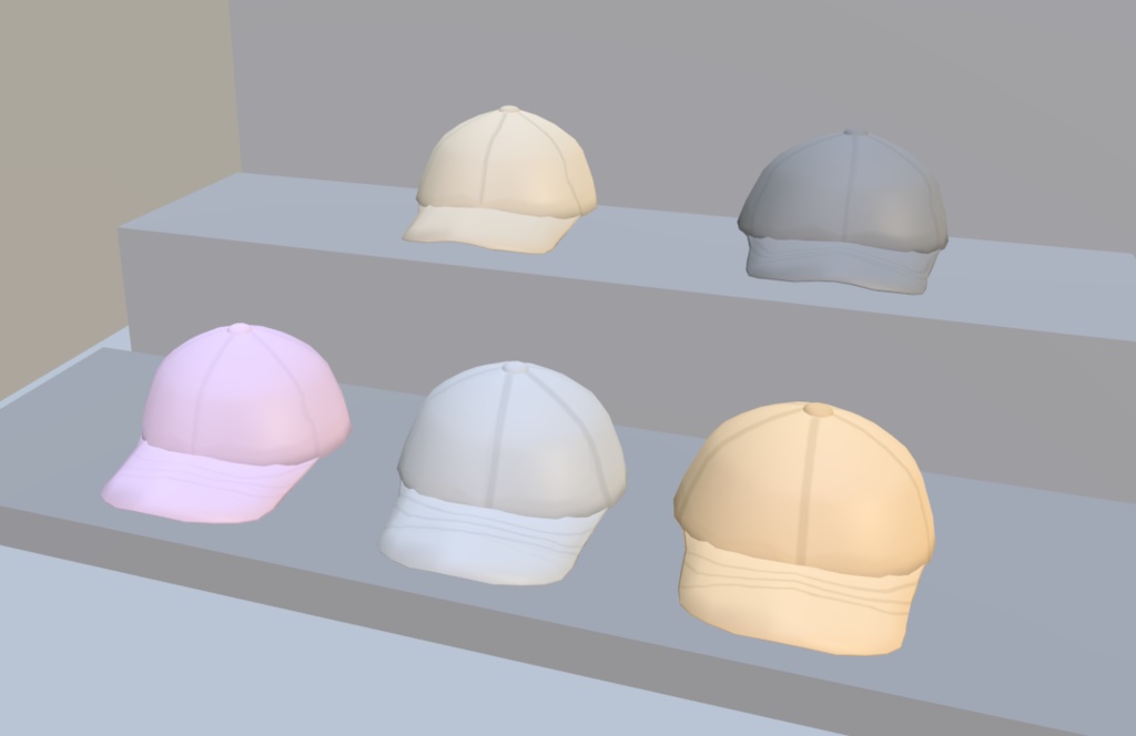 【VRChat】キャップ(帽子)【3Dモデル】