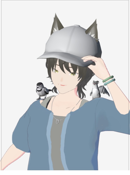 【VRChat】キャップ(帽子)【3Dモデル】