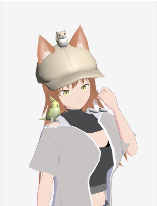 【VRChat】キャップ(帽子)【3Dモデル】