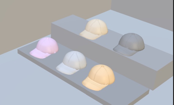 【VRChat】キャップ(帽子)【3Dモデル】