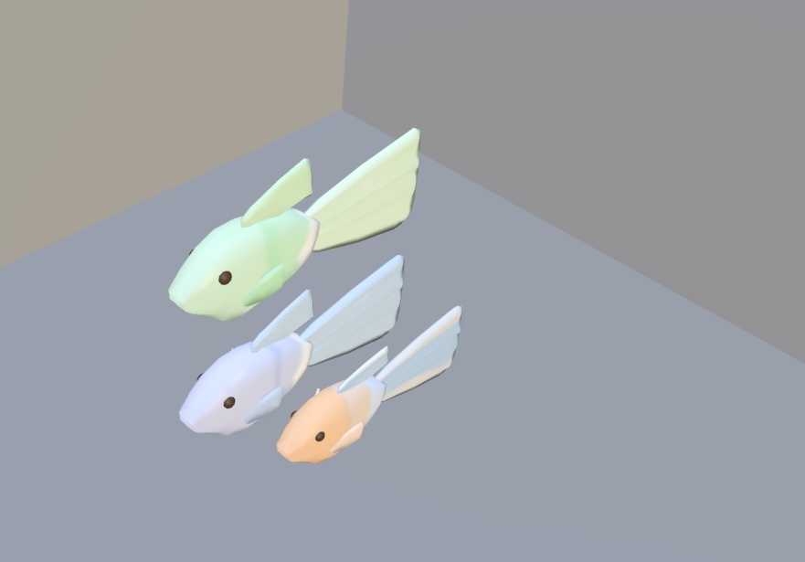 【VRChat】グッピー【3Dモデル】