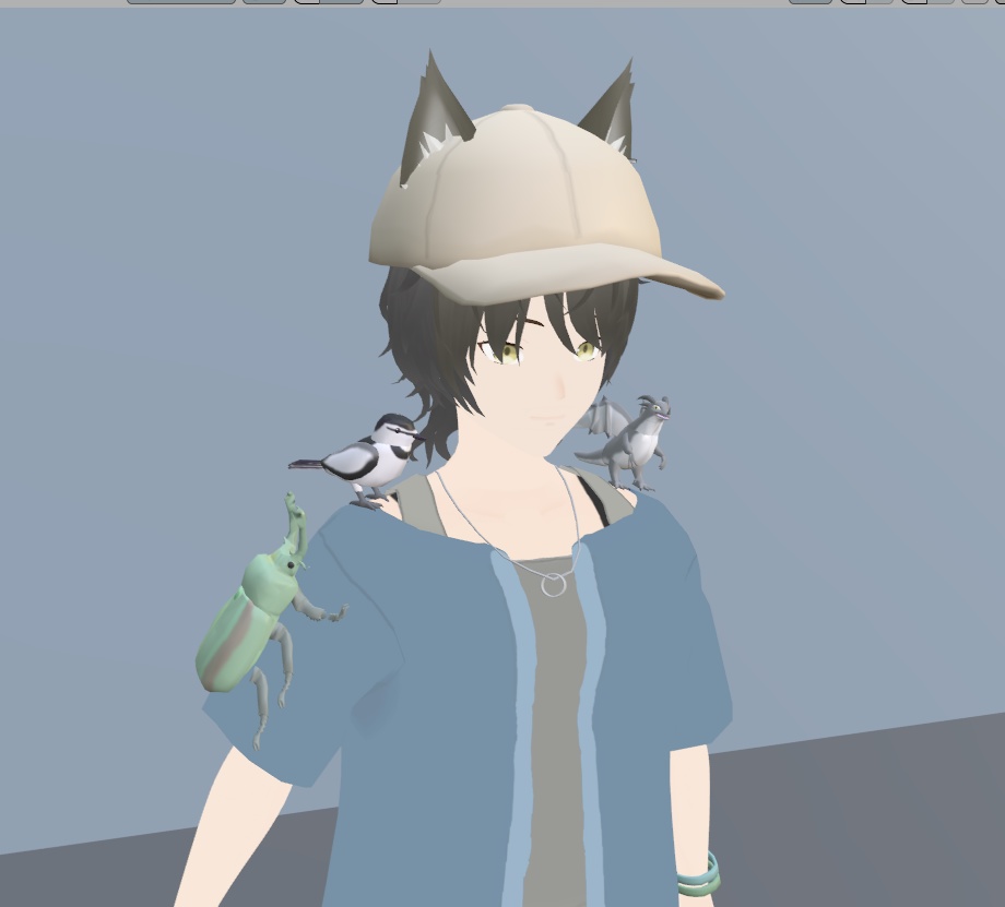 【VRChat】ニジイロクワガタ【3Dモデル】