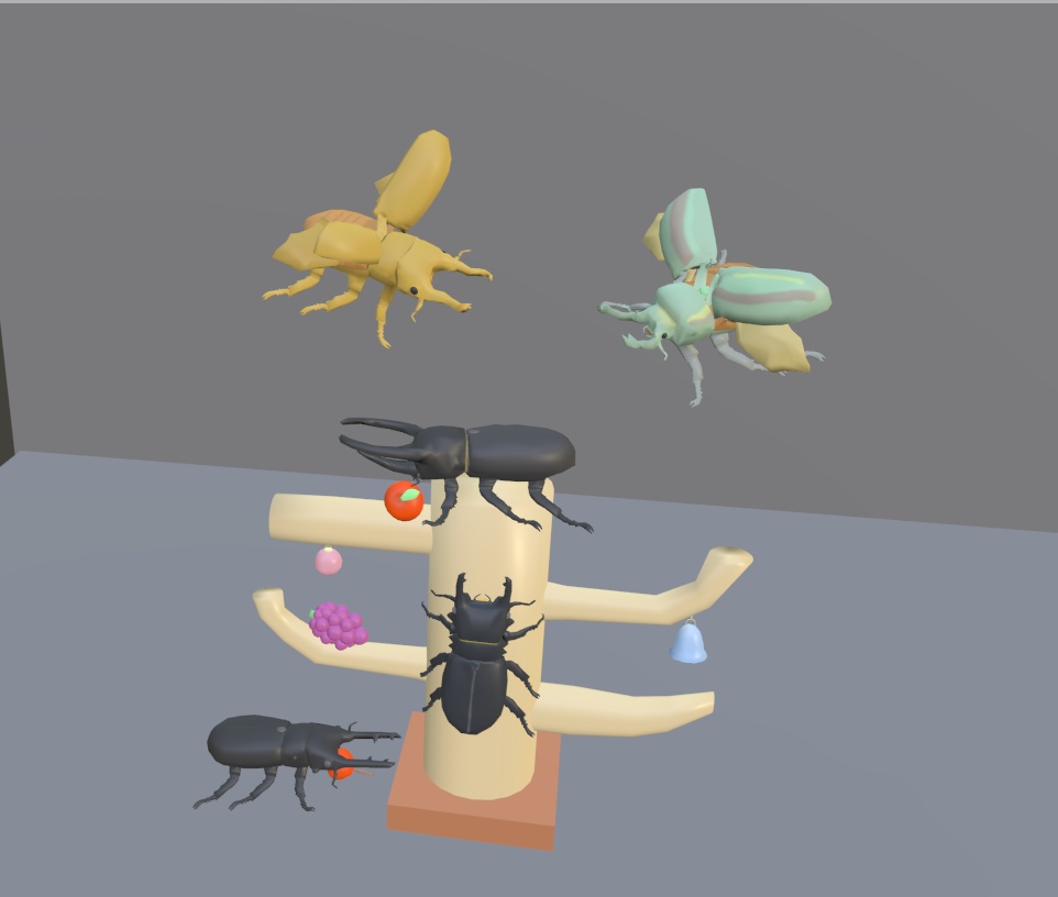 【VRChat】ニジイロクワガタ【3Dモデル】