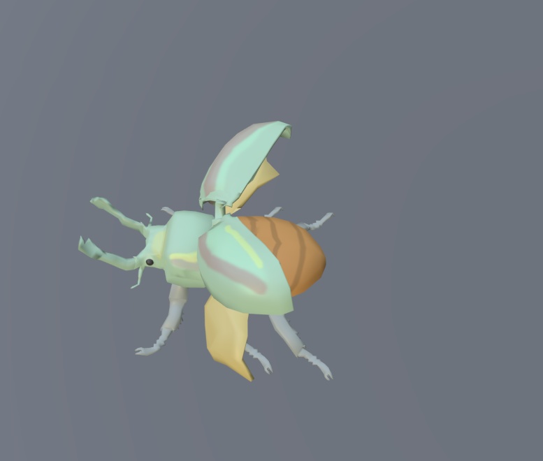 【VRChat】ニジイロクワガタ【3Dモデル】