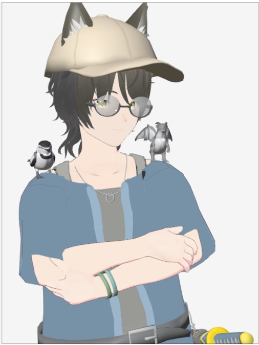 【VRChat】メガネ【3Dモデル】